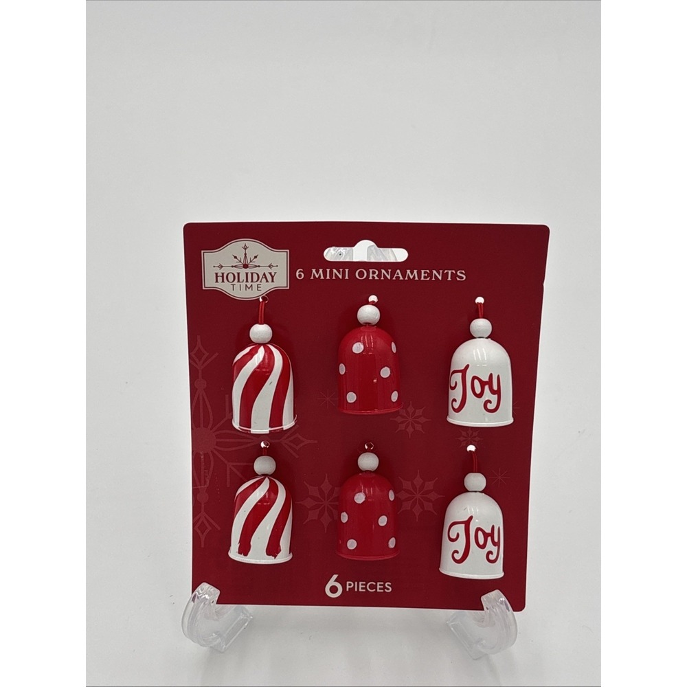 Holiday Time Mini Ornaments 6pk